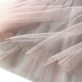 thumbnail image 3 of SWSMCLT Women's High Waist Tulle Skirt Flowy Chiffon Pleated Layered A Line Summer Calf Length Vintage Skirt Mesh Pink Small-Large, 3 of 4