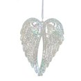 thumbnail image 1 of Adornos para árboles de Navidad, adornos navideños colgantes, adornos de arte soplado a mano con cuerdas para fiestas navideñas, decoraciones para el hogar, 1 of 5