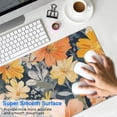 thumbnail image 4 of Long Mouse Pads for Desk,Pioneer Flower Floral Print Pattern Desk Mats on Top Of Desks, Desk Mouse Pad Extra Large with 3mm Non-Slip Base and Stitched Edge for Gaming,Office,Work,Home 31.5"x11.8", 4 of 6