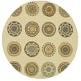 thumbnail image 3 of Oriental Weavers Bali Round Area Rug Ivory 7'10" Round, 3 of 3