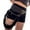 Black furstyle, variant on Edgy Punk Design Wide Belt Decorative Large Eyelet Soft PU1eatherWaiststrap