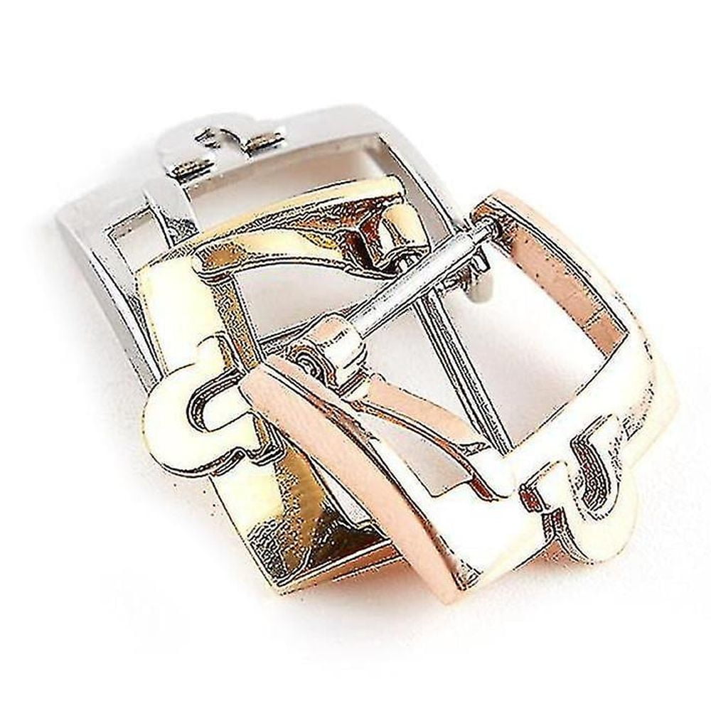 For Omega Seamaster Strap Watch Men Pin Insurance Buckle Stainless Steel Clasp Rose Gold 20 Walmart