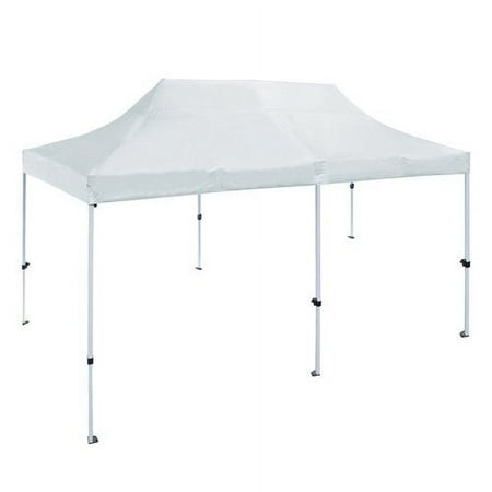ALEKO 10 x 20 ft Outdoor Party Waterproof White Gazebo Tent Canopy, White Color