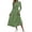 A179 Army Green, variant on Women's Ribbed Knit Midi Dress Long Sleeve Mock Neck A-Line Fall Winter Casual Elegant Workwear Stretchy Warm Soft Fashion Trendy Party Outfits
