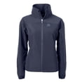 thumbnail image 2 of Women's Cutter & Buck  Navy Jackson State Tigers Charter Eco Recycled Full-Zip Jacket, 2 of 3