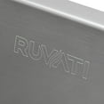 thumbnail image 4 of Ruvati 25 x 20 inch Workstation Drop-in Topmount Kitchen Sink 16 Gauge Stainless Steel, 4 of 10