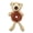 Bear, Dark Brown, variant on Bear Bunny Furry Plush Hair Tie Scrunchies Rope Ponytail Holster Elastic Band