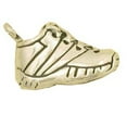 thumbnail image 1 of Sterling Silver 30" 1mm 3D High Top Basketball Or Tennis Shoe Sneakers Pendant Necklace, 1 of 2