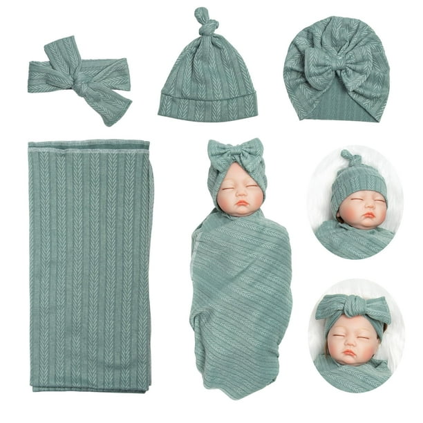 Juego de mantas para envolver a Babyfere Reborn Dolls, 17 a 22 pulgadas, rosa