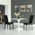 thumbnail image 2 of Modway Parcel Dining Side Chair Vinyl Set of 2 in Black, 2 of 5