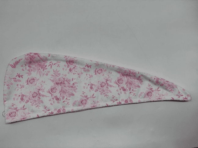 Beauty Gifts Floral Bath Towel Wrap, Hair Wrap, and Pouf Gift Set