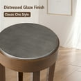 thumbnail image 6 of COSIEST 2-Tier Classic Brown Round MDF Wood Accent Side Table, 6 of 8