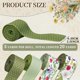 thumbnail image 2 of Cinta floral verde con alambre, 20 m, estilo vintage, rosa, 2.5 cm de ancho, 4 rollos, 2 of 6