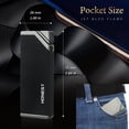 thumbnail image 2 of Torch Lighter Jet Flame Refillable Butane Windproof Portable Pocket Lighter Mini Torch Lighter [Gas Not Include]( Black), 2 of 6