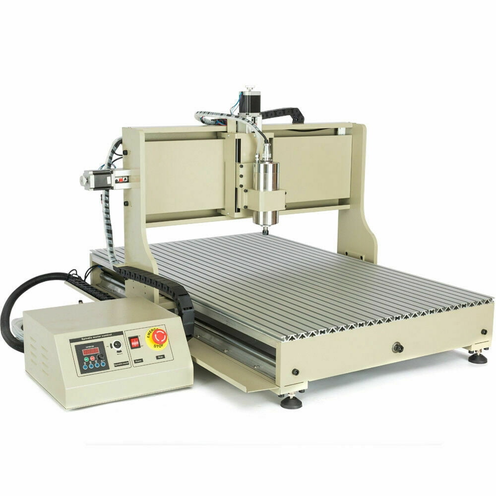 Miumaeov 4 Axis CNC 6090 Router Engraver Wood Carving Milling Machine 2.2kW+Controller USB