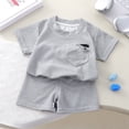 thumbnail image 4 of MEZZALL Child Girls Summer Short Sleeve Knit Outfit Sets Two Piece Casual Sporty Tracksuit For Toddler Kids Lightweight Breathable Fashion Clothes Sets Round Neck Soft Clothing Sets, 4 of 4