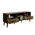 thumbnail image 3 of Castle Place Classic TV Stand Console for TVs up to 65", Brown, 3 of 8