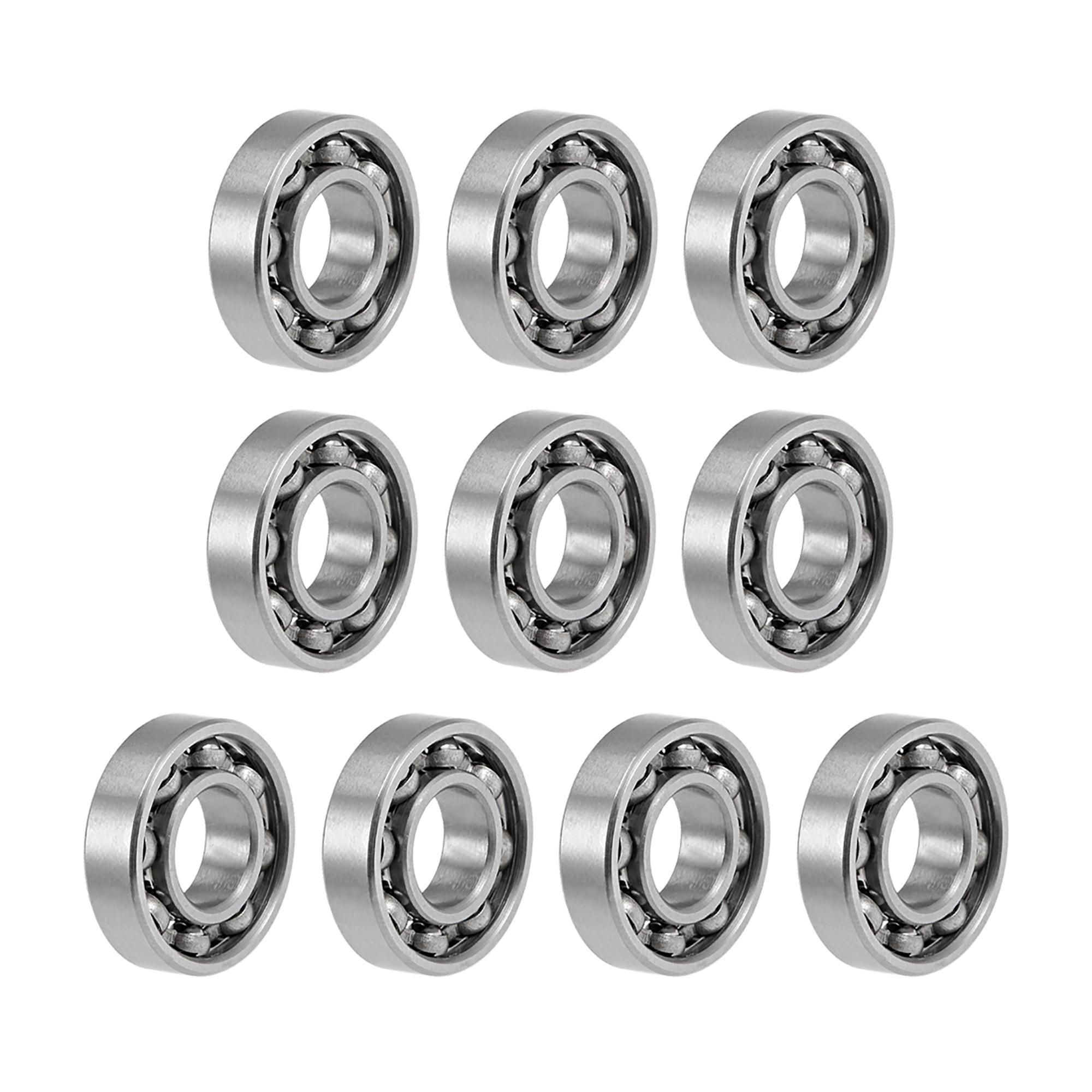 686 Ball Bearings Z2 6mmx13mmx3.5mm Open Type Chrome Steel 10pcs