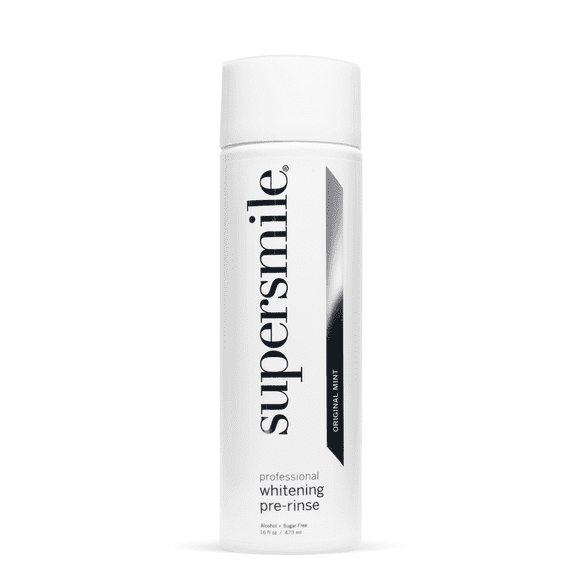 Supersmile Whitening Pre-Rinse - Pre-Brush Dental Mouthwash - Alcohol-Free (16 fl oz)