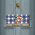 thumbnail image 2 of Patriotic Shiba Inu 4th of July Independence Paws Landscape Wood Sign Shibas Dog Lovers Gifts Idea Hanging Wall Home Decor - 02010, 2 of 5
