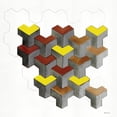 thumbnail image 2 of Stellar Design Studio 12x12 Black Ornate Wood Framed with Double Matting Museum Art Print Titled - Injunction 1, 2 of 4
