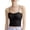 Dark Gray, variant on Ribbed Tank Tops Womens Spaghetti Strap Crop Cami Top Built in Bra Casual Summer Trendy Camisoles( White, M )