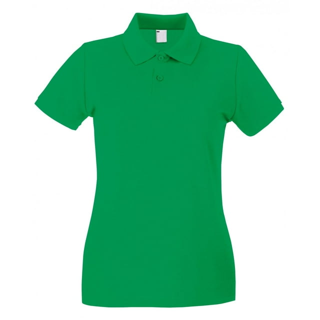 Fruit of the Loom Polo à Manches Courtes Coupe Féminine pour Femmes