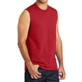 thumbnail image 5 of Mafoose Male Cotton Sleeveless Tee Men Athletic Shirts & Tops Red 4XL, 5 of 5