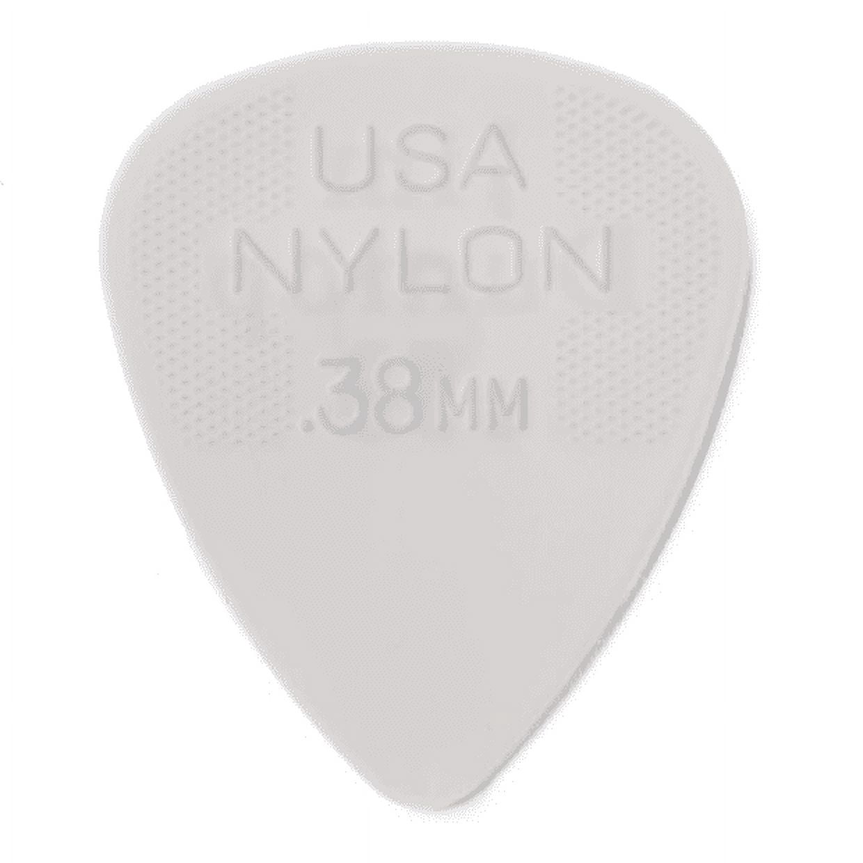 Dunlop 44R38 .38mm Nylon Standard Guitar Picks, 72-Pack