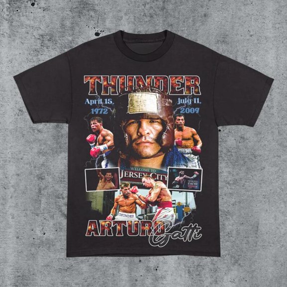 Vintage 90s Arturo Gatti Shirt Retro Classic Graphic Tee Bootleg Bestseller Unisex Music Gift
