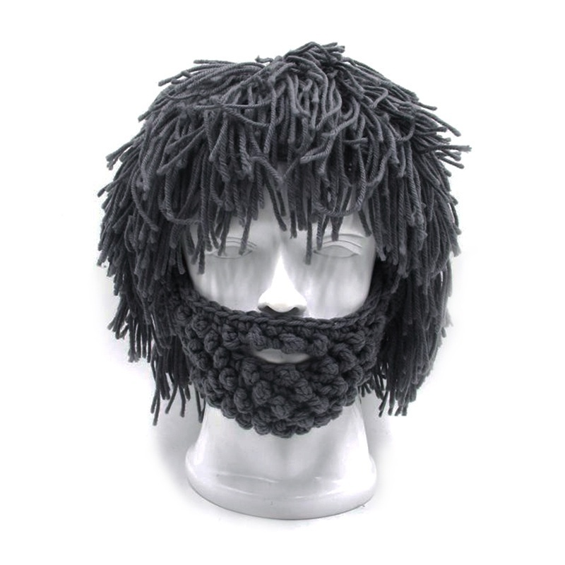 Winter warm beard hat barbarian Clearance