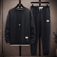 thumbnail image 7 of longantii Womens 2 Piece Outfits Lounge Jogging Suits Sweatsuit Set Oversized Sweatshirt Baggy Comfy Sweatpants with Pockets Navy M, 7 of 7