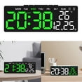 thumbnail image 2 of SDFGTstore Multifunctional Wall Mounted LED Digital Clock with Adjustable Brightness for Office and Home, 2 of 21