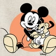 thumbnail image 3 of Disney - Mickey Mouse Hugs His Puppy - Youth Crewneck Fleece Sweatshirt, 3 of 5