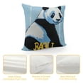 thumbnail image 4 of ONETECH Who Loves Pandas Panda Bear Throw Pillow Cover , Panda Bear Lover Gifts for Home Room Bed Sofa Bedroom Decorations Decor, 4 of 5