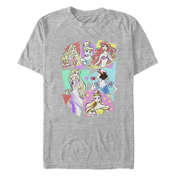 Men's Disney Princess Pop Art  Graphic T-Shirt