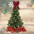 thumbnail image 6 of NS Large Christmas Bow Red and Black Buffalo Check Wreath Bows Holiday Thanks Giving Decorative Ornaments Perfect for Tree Filler Garland Home Door Window Decor Decorations 14.5" Set of 2, 6 of 7