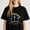 Black-1, variant on Religious themed Cross and Rainbow Graphic for Christians Inspirational Gods Promise Casual Tee print T Shirt