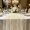 Yellow, variant on OCCOA Sheer Mesh Table Runner with Gold Foil Glitter 27.55x78.74in for Birthday Wedding Banquet Party Dining Table Event Decoration, Yellow