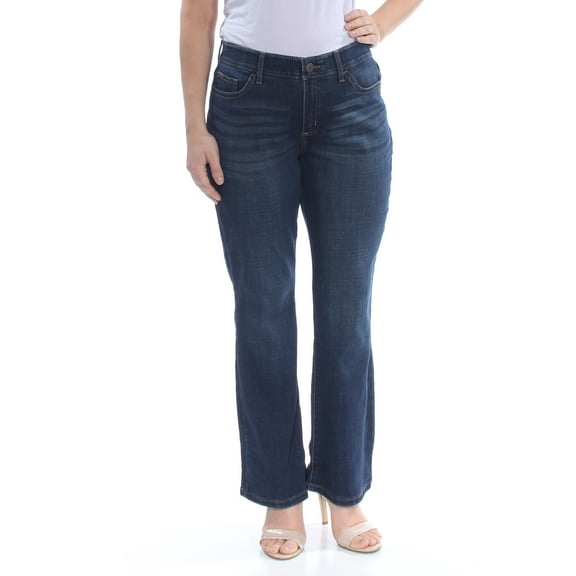 LEE $40 Womens New 1192 Navy Boot Cut Jeans 18 B B