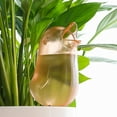 thumbnail image 6 of Bird Self Watering Spikes, Clear Bird Bulb with Spike Automatic Watering Spikes, Plant Watering Device for Houseplants Outdoor Potted Plants,6.7" x 2.6", Blue., 6 of 6
