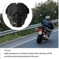 thumbnail image 4 of Skull Motorcycle Goggles, Helmet Goggles Ergonomic Design High Transparency Skull Head Model Design PC Material  For Motorcycle, 4 of 8