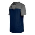 thumbnail image 3 of Men's New Era Navy Milwaukee Brewers Active Brushed Hoodie T-Shirt, 3 of 3