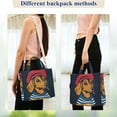 thumbnail image 4 of FORMRS Womens Corduroy Tote Bag Crossbody Shoulder Handbag with Pocket, Blue Dog Artist, 4 of 7