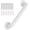 White, variant on SupreGear 12" Yellow Stainless Steel Grab Bar, Heavy Duty Anti-Slip Wall Mounted Support for Bathtubs & Showers