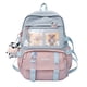 thumbnail image 2 of Mochila para Mujer Kuymtek Preppy Lona Gran Capacidad Estudiante, 2 of 9