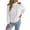 White, variant on Women's Off-The-Shoulder Sweater Textured Hollow Knit Sweaters Loose Long Sleeve Pullover Casual Tops