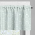 thumbnail image 3 of Ambesonne Moroccan Valance Pack of 2, Culture Elements Stars, 54"X18", Seafoam White, 3 of 5