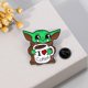thumbnail image 4 of Broche de Metal de la película Star Wars, Yoda, bebida de bebé, estilo café, bonito botón, insignia, mochila, ropa, Pin de solapa, accesorios creativos, 4 of 4