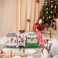 thumbnail image 3 of SUNSIOM Christmas Candy Bag Set Hanging Drawstring Gift Bags Treat Bags with Rope and Tag/Stickers, 3 of 6
